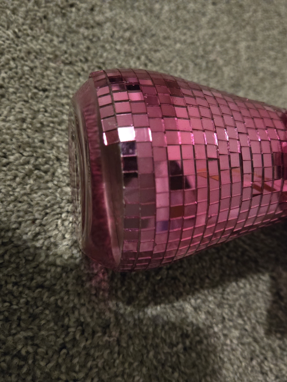 Disco Mushroom Table Decor - Pink/Purple Mosaic - Picture 5 of 8